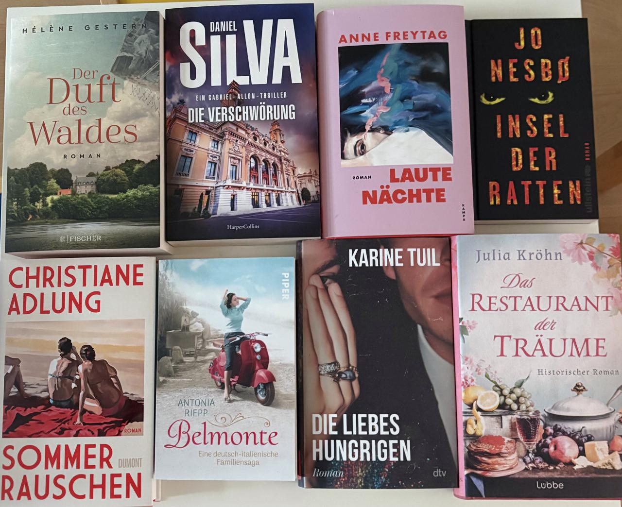 Neuzugänge Buchcovers